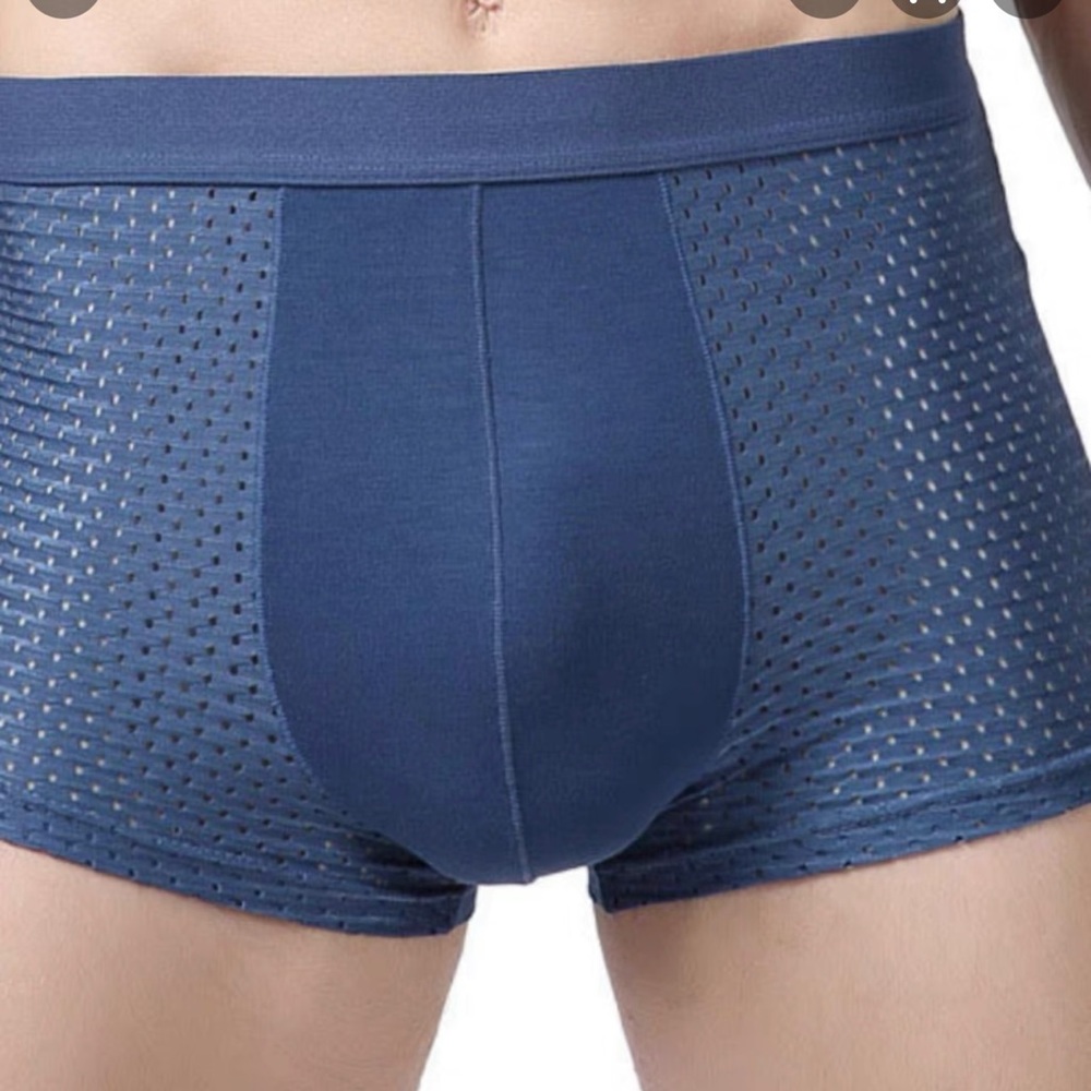 6 Pcs Teens CLASSIC TRUNK BLACK BOXER BRIEF L (24/26)”